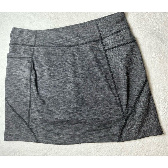 Athleta Pants - Athleta Excursion Outdoor Skort Women's Sz L Charcoal Gray Shorts Skirt Tennis